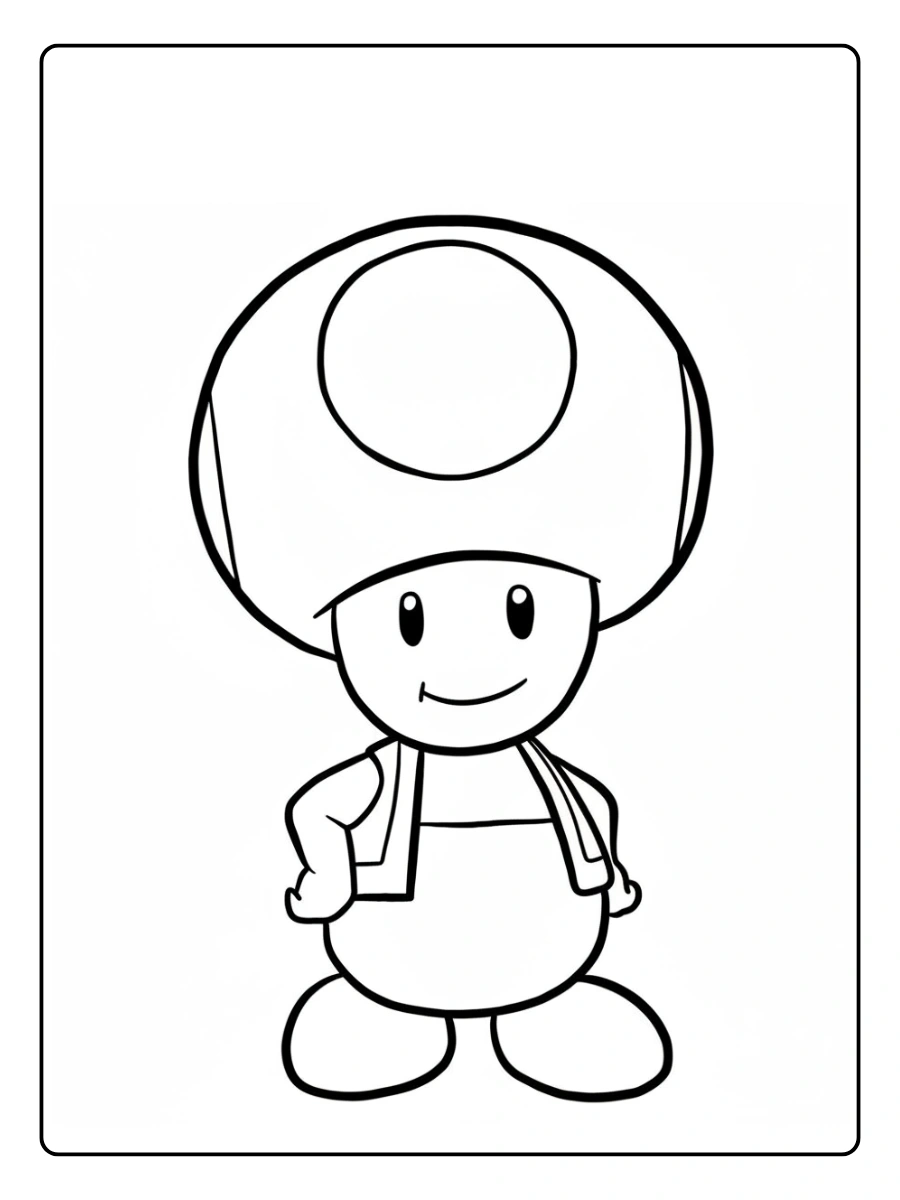 Toad Coloring Pages (10)