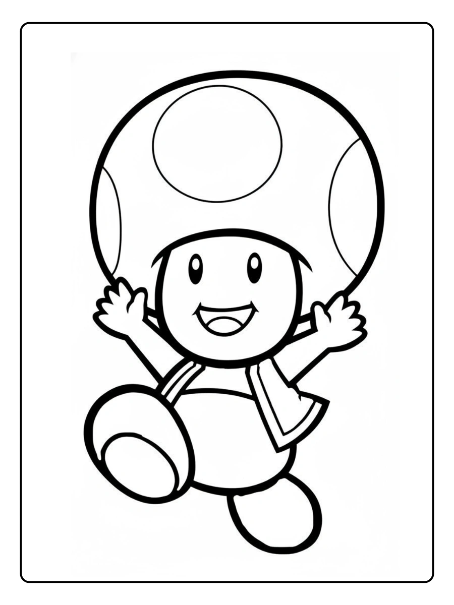 Toad Coloring Pages (12)