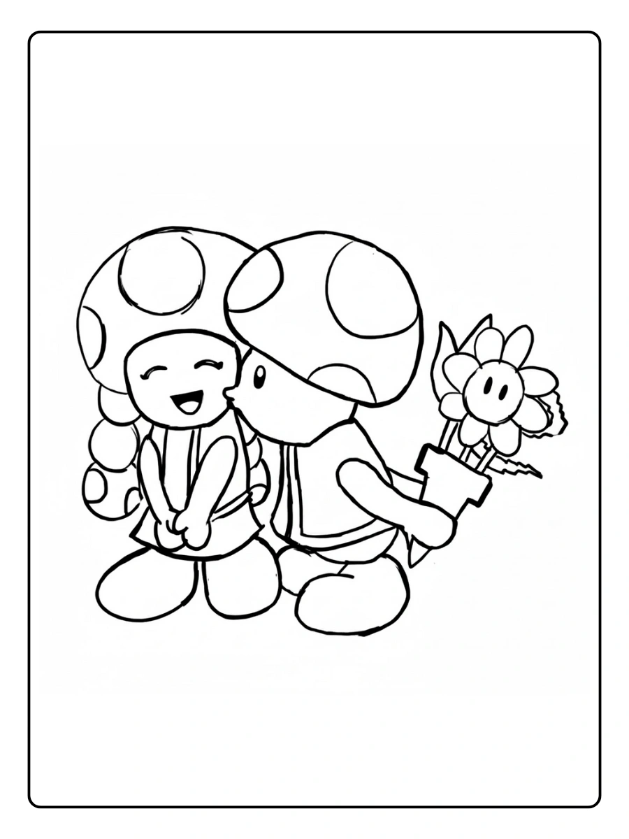Toad Coloring Pages (2)