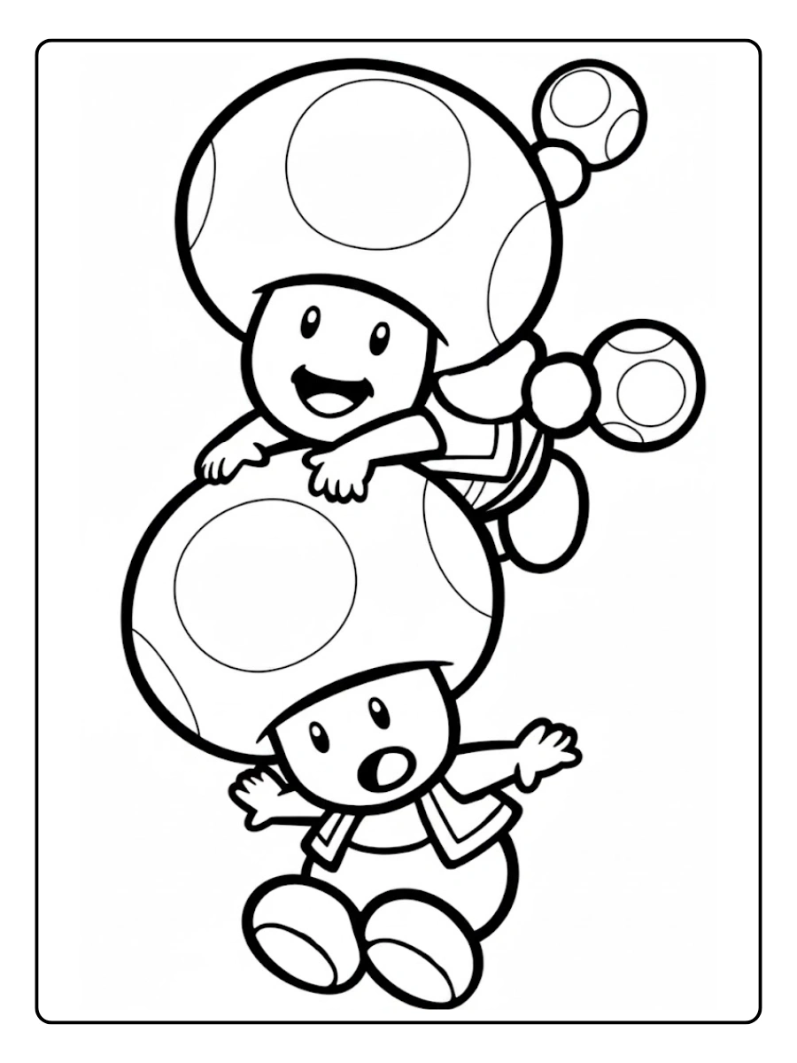 Toad Coloring Pages (7)