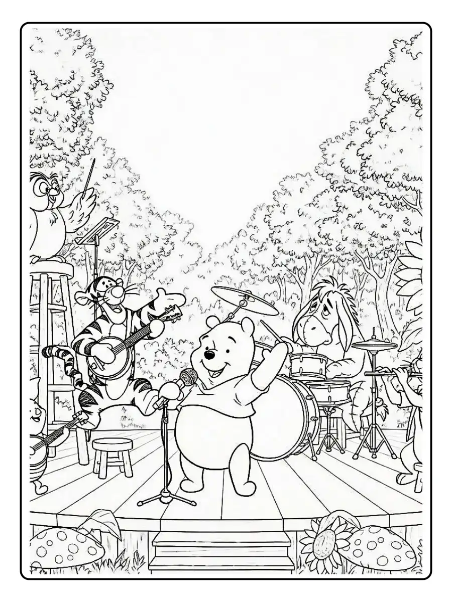 Winnie the Pooh Coloring Pages (1)