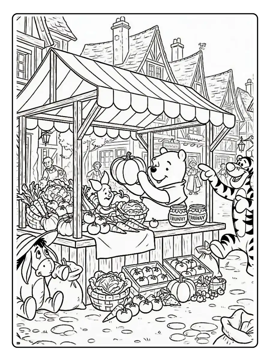 Winnie the Pooh Coloring Pages (13)