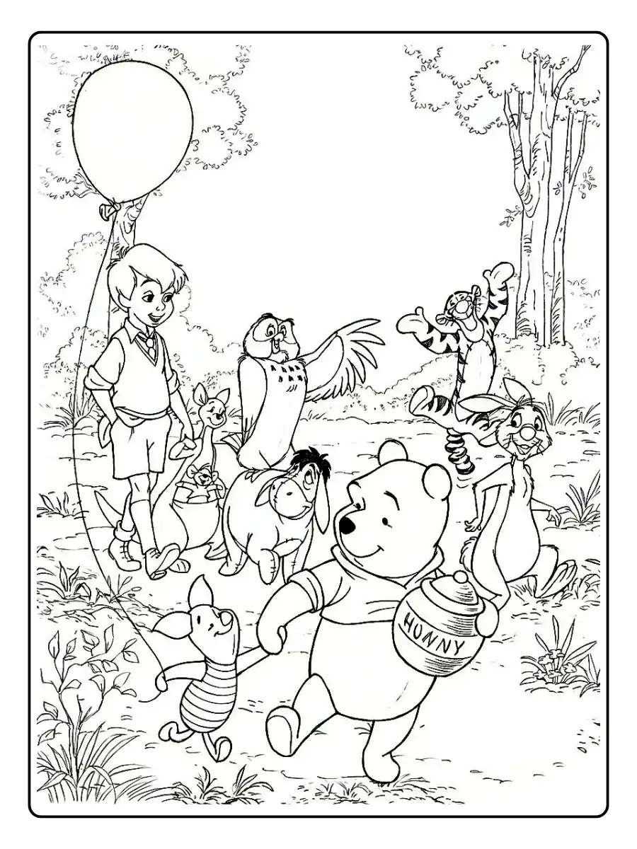 Winnie the Pooh Coloring Pages (2)