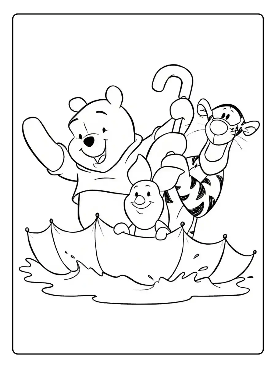 Winnie the Pooh Coloring Pages (3)