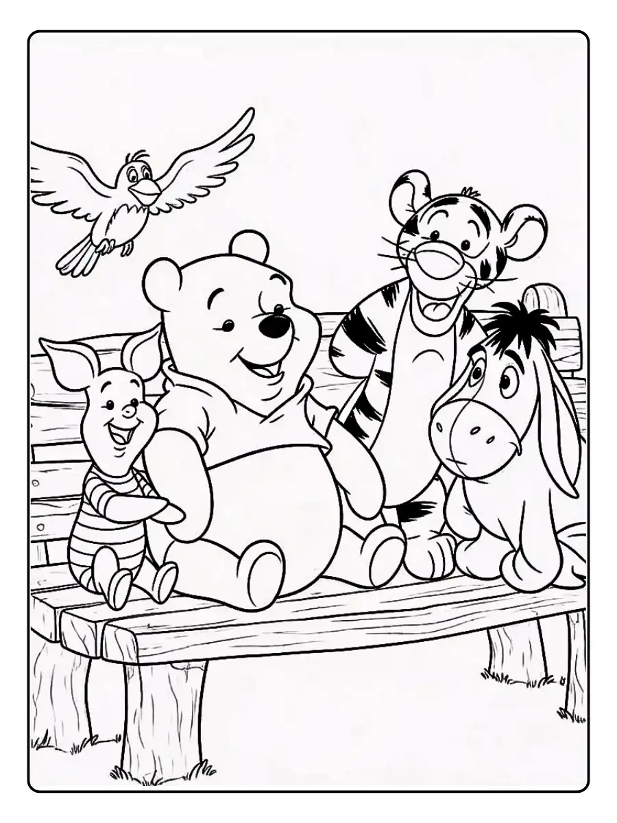 Winnie the Pooh Coloring Pages (6)