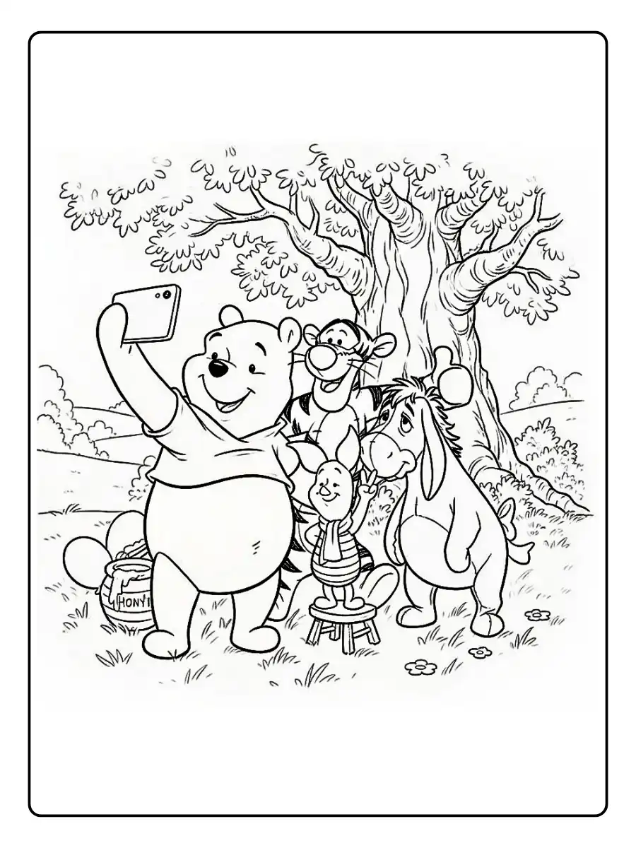 Winnie the Pooh Coloring Pages (7)