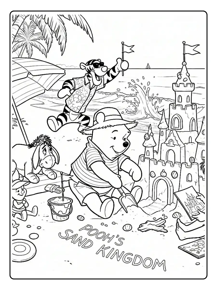Winnie the Pooh Coloring Pages (8)