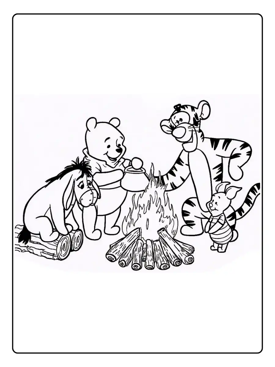 Winnie the Pooh Coloring Pages (9)