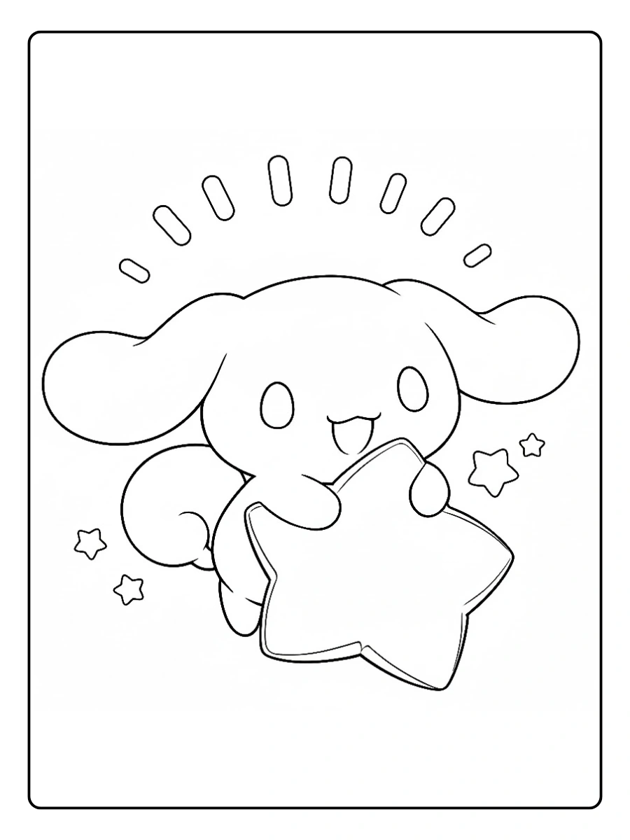 cinnamoroll coloring pages (9)