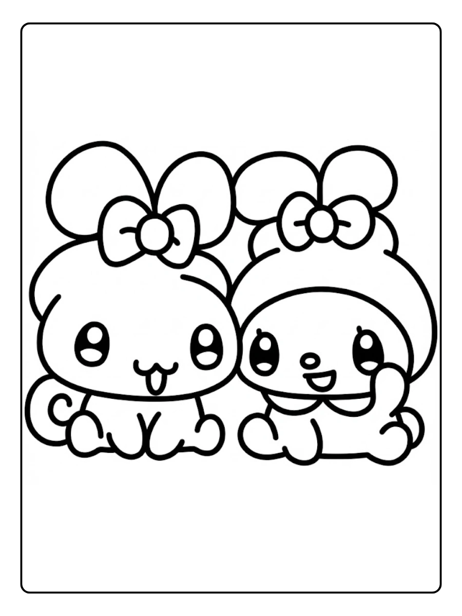 cinnamoroll my melody coloring pages (8)