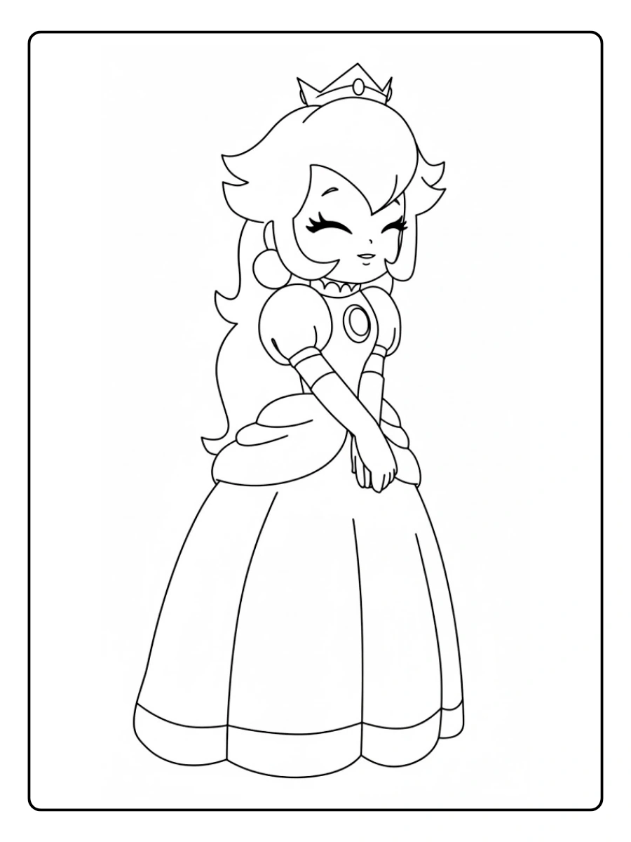 daisy from mario coloring pages (10)