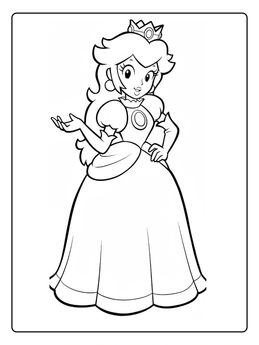 daisy from mario coloring pages (4)