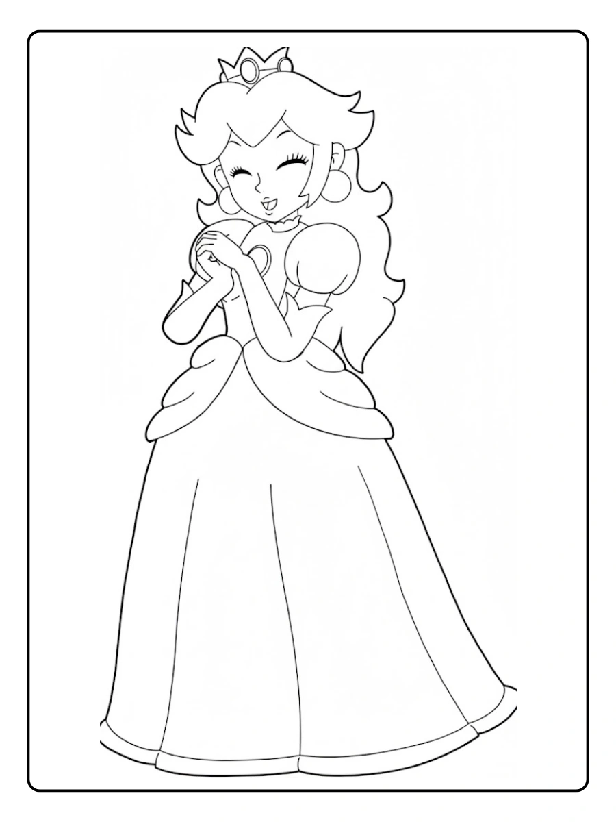 daisy from mario coloring pages (6)