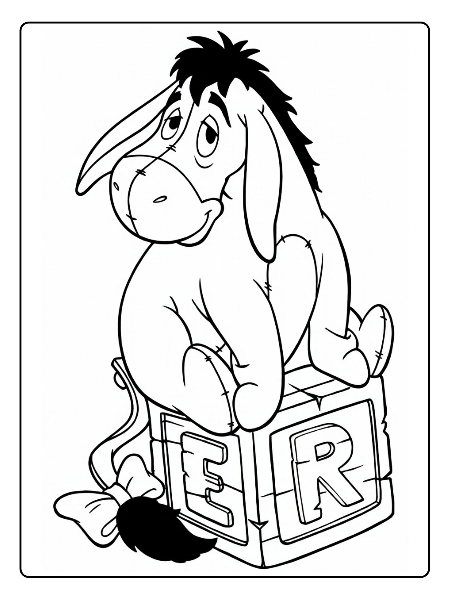 eeyore coloring pages (12)