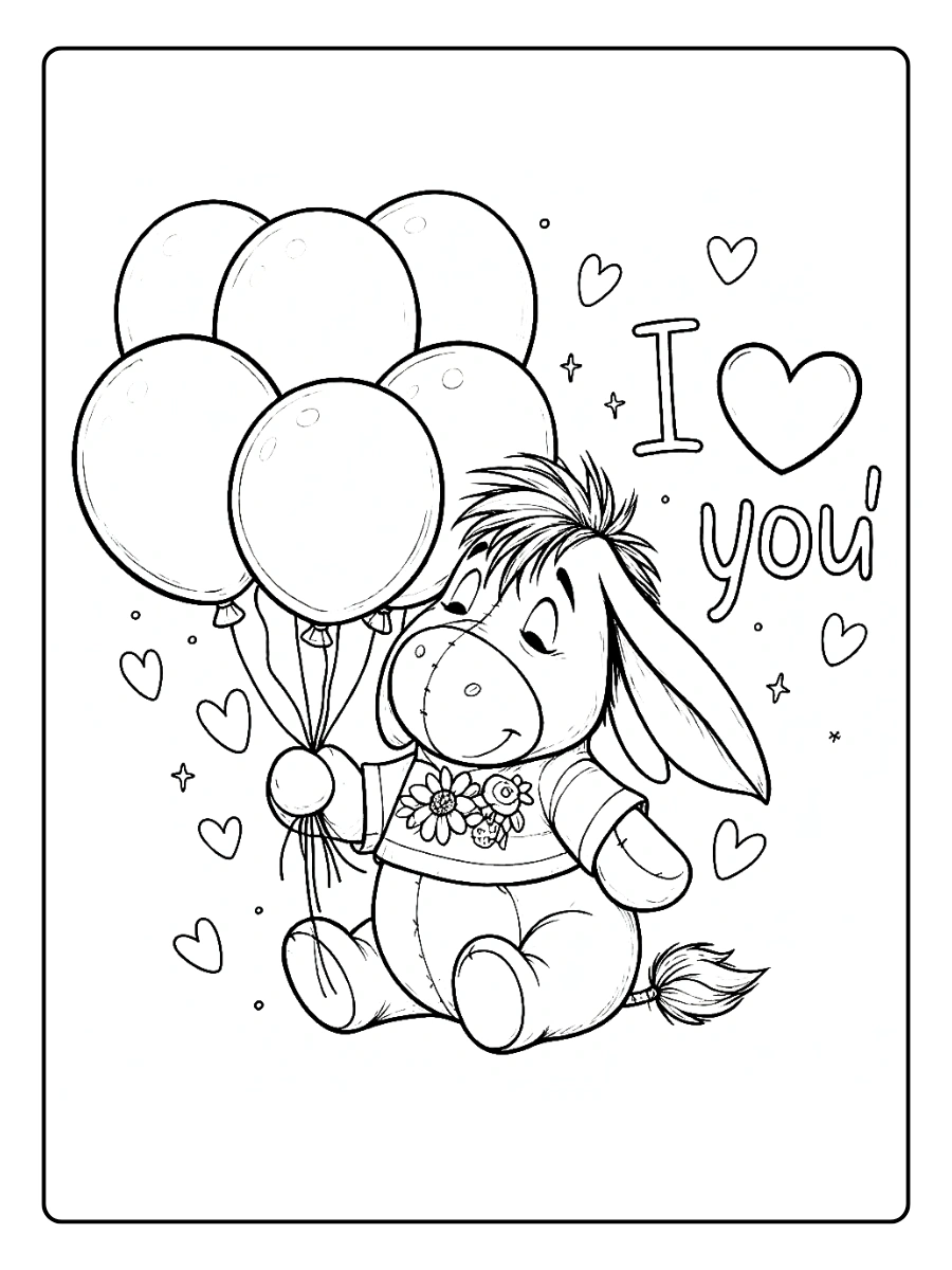 eeyore coloring pages (3)