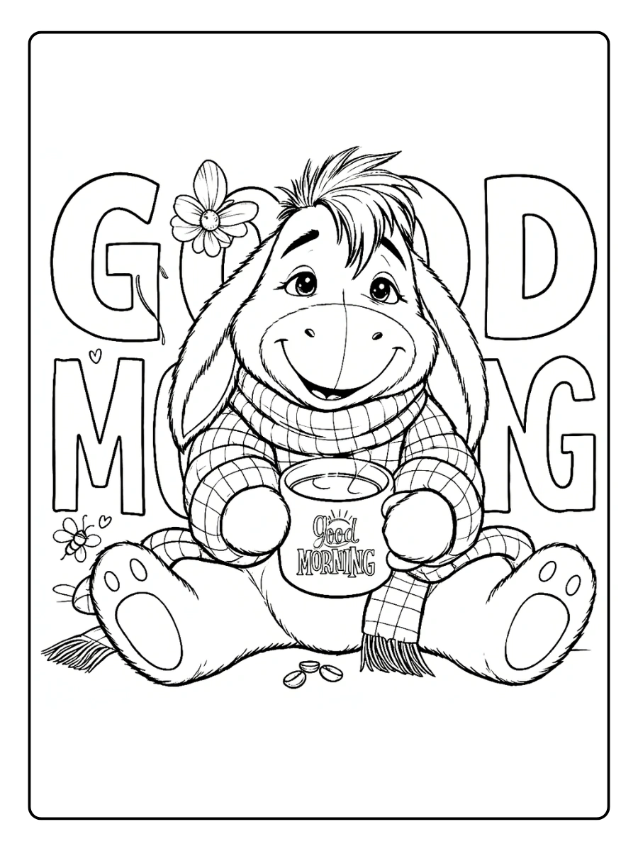 eeyore coloring pages (7)