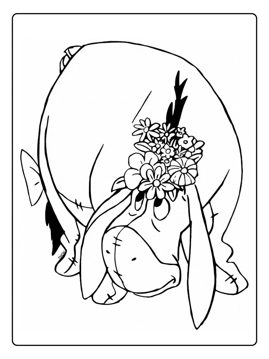 eeyore coloring pages (8)