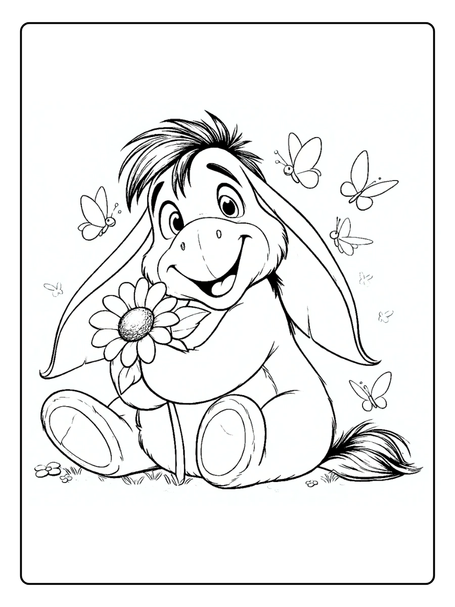 eeyore coloring pages (9)