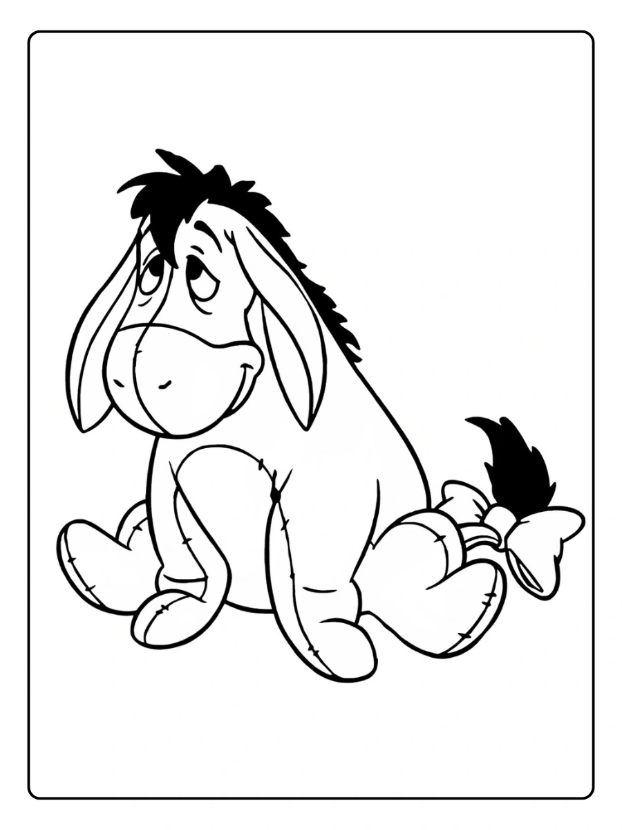 eeyore coloring pages