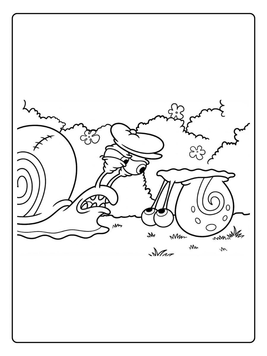 gary from spongebob coloring pages (13)