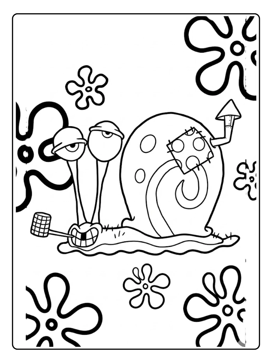 gary from spongebob coloring pages (14)