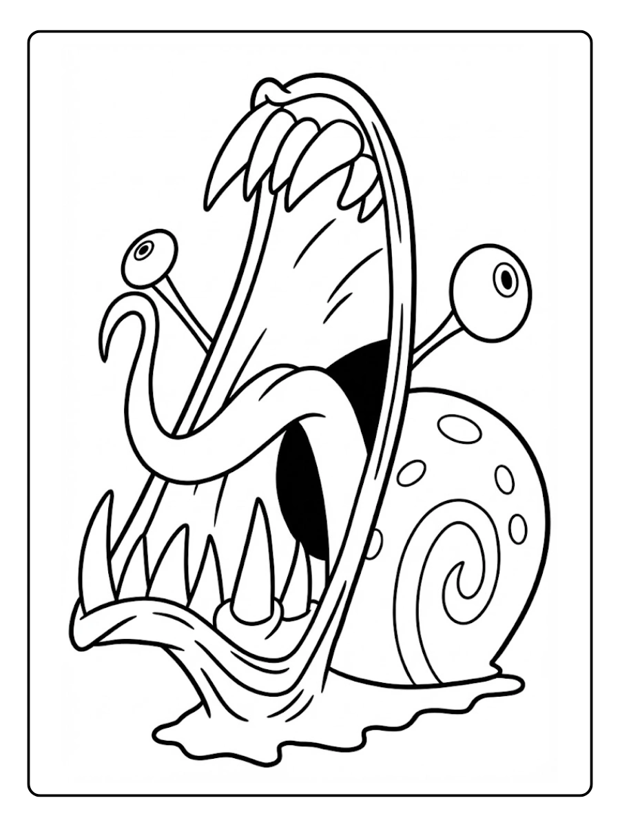 gary from spongebob coloring pages (15)