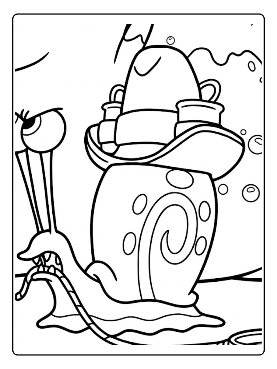 gary from spongebob coloring pages (4)