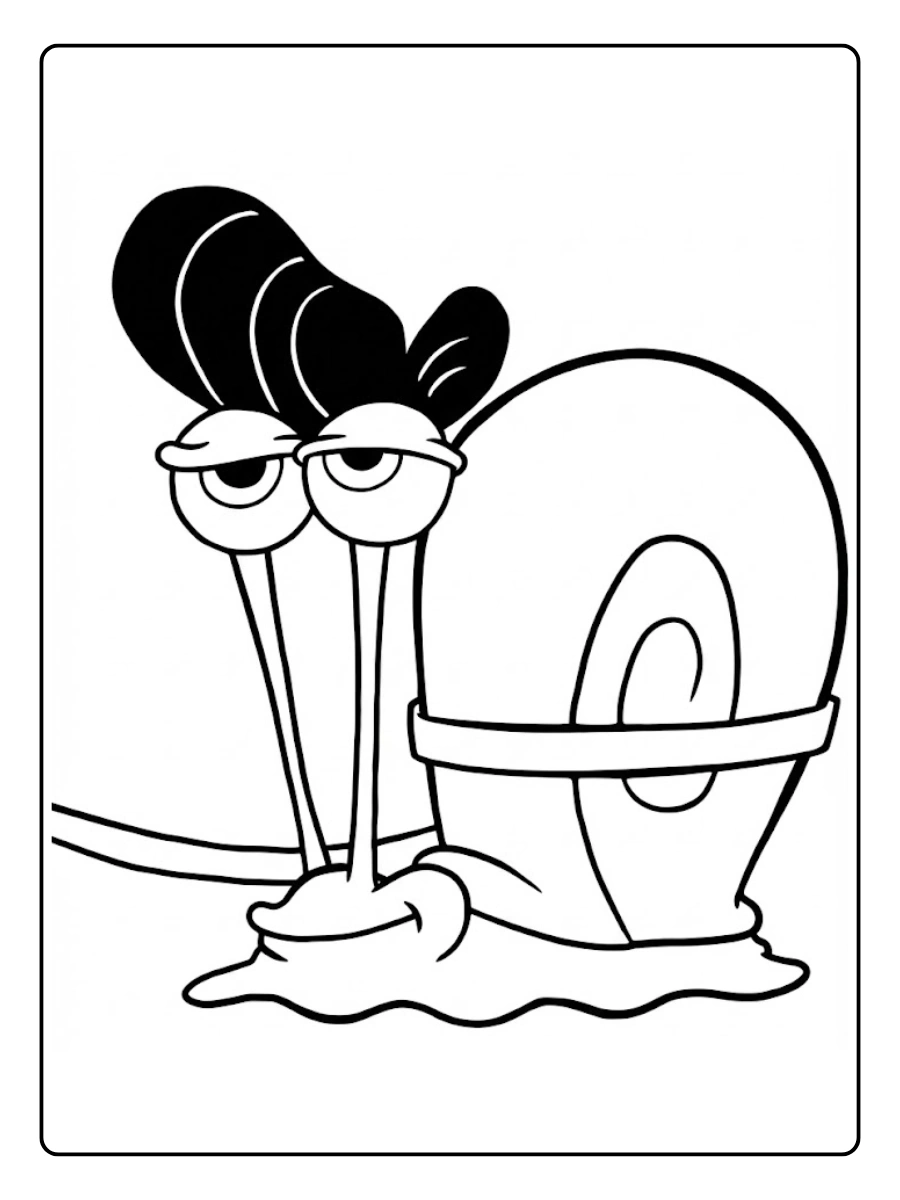 gary from spongebob coloring pages (6)