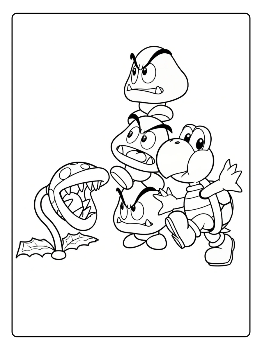 goomba coloring page (14)