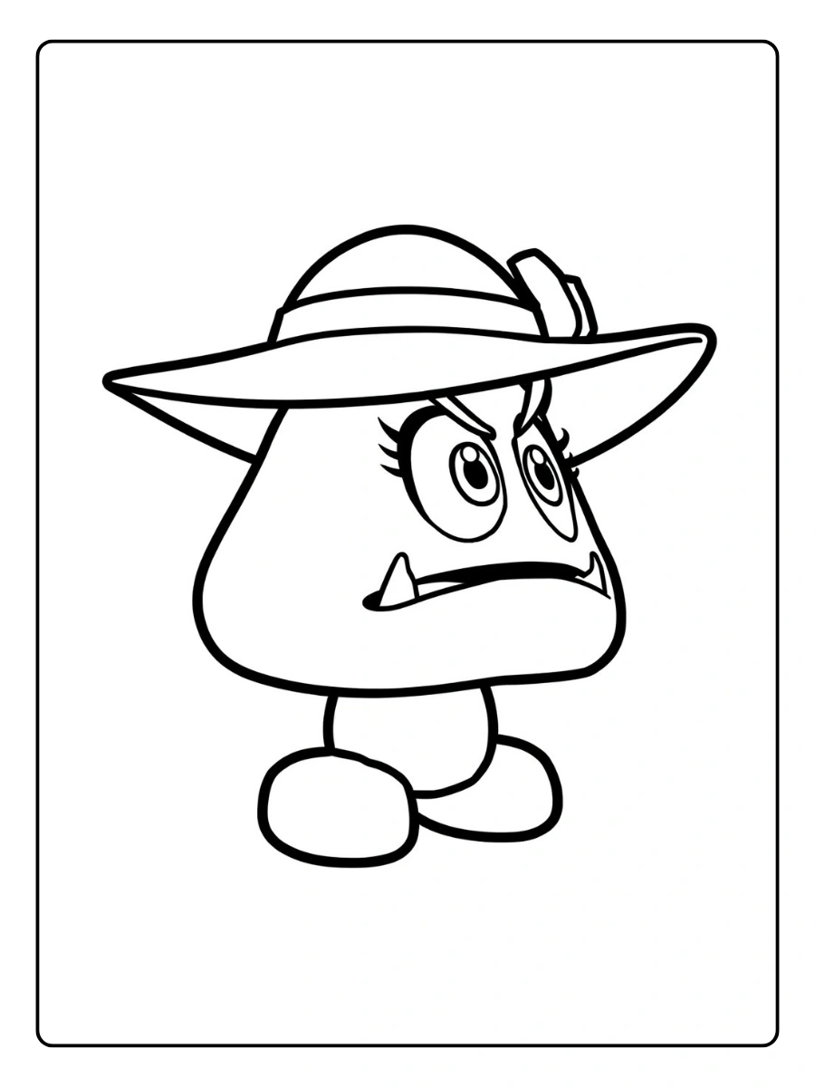 goomba coloring page (2)