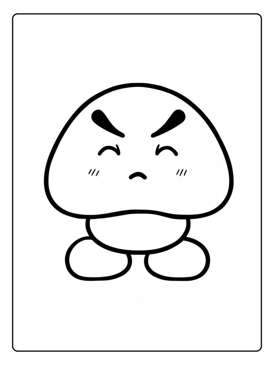 goomba coloring page (7)
