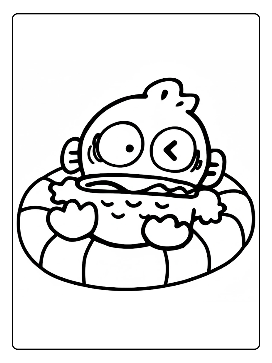 hangyodon coloring pages (2)
