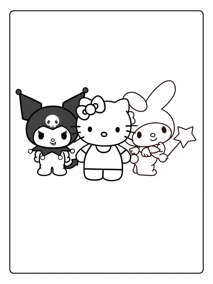 hello kitty and friends coloring pages (15)