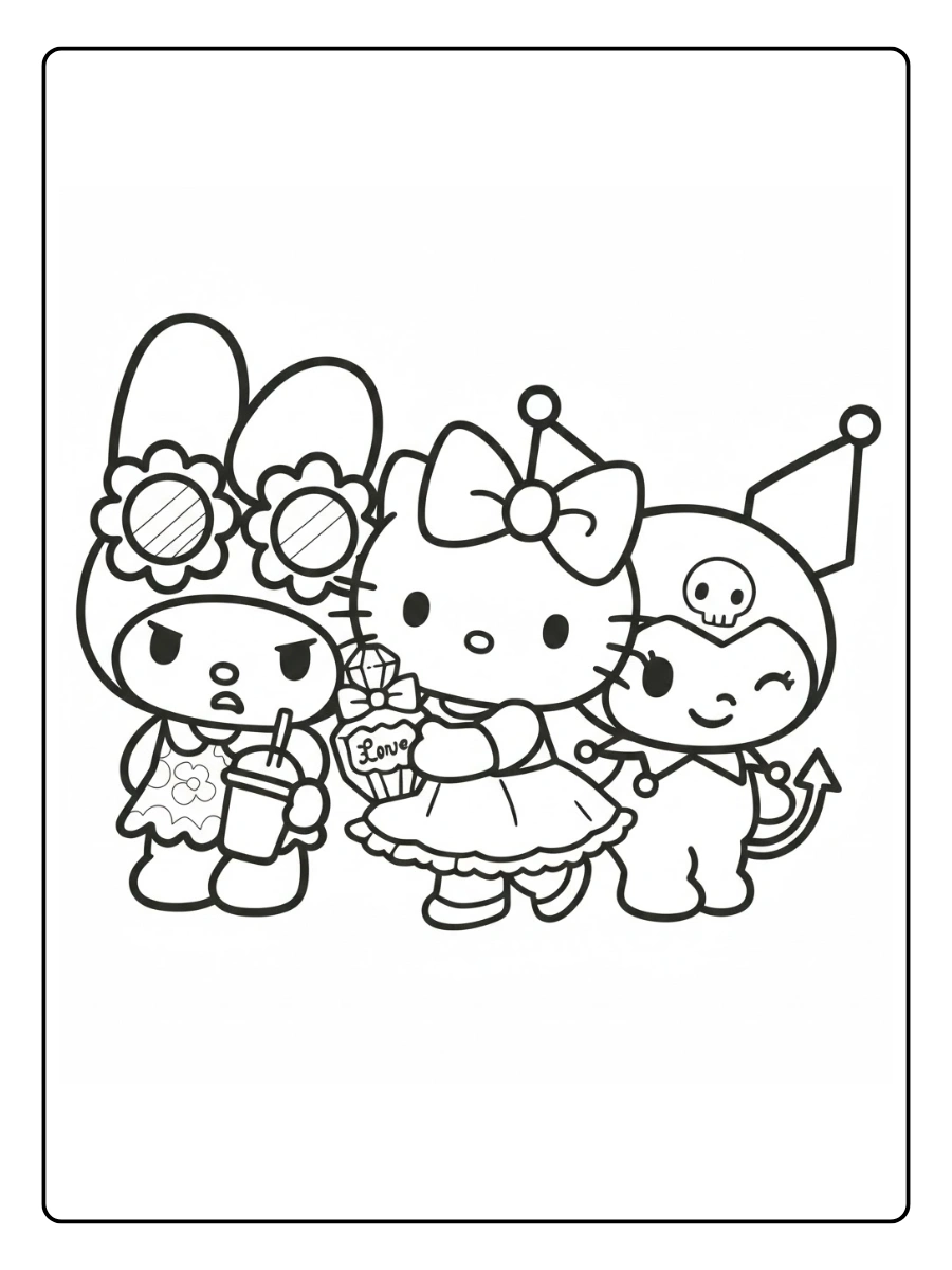hello kitty and friends coloring pages (6)