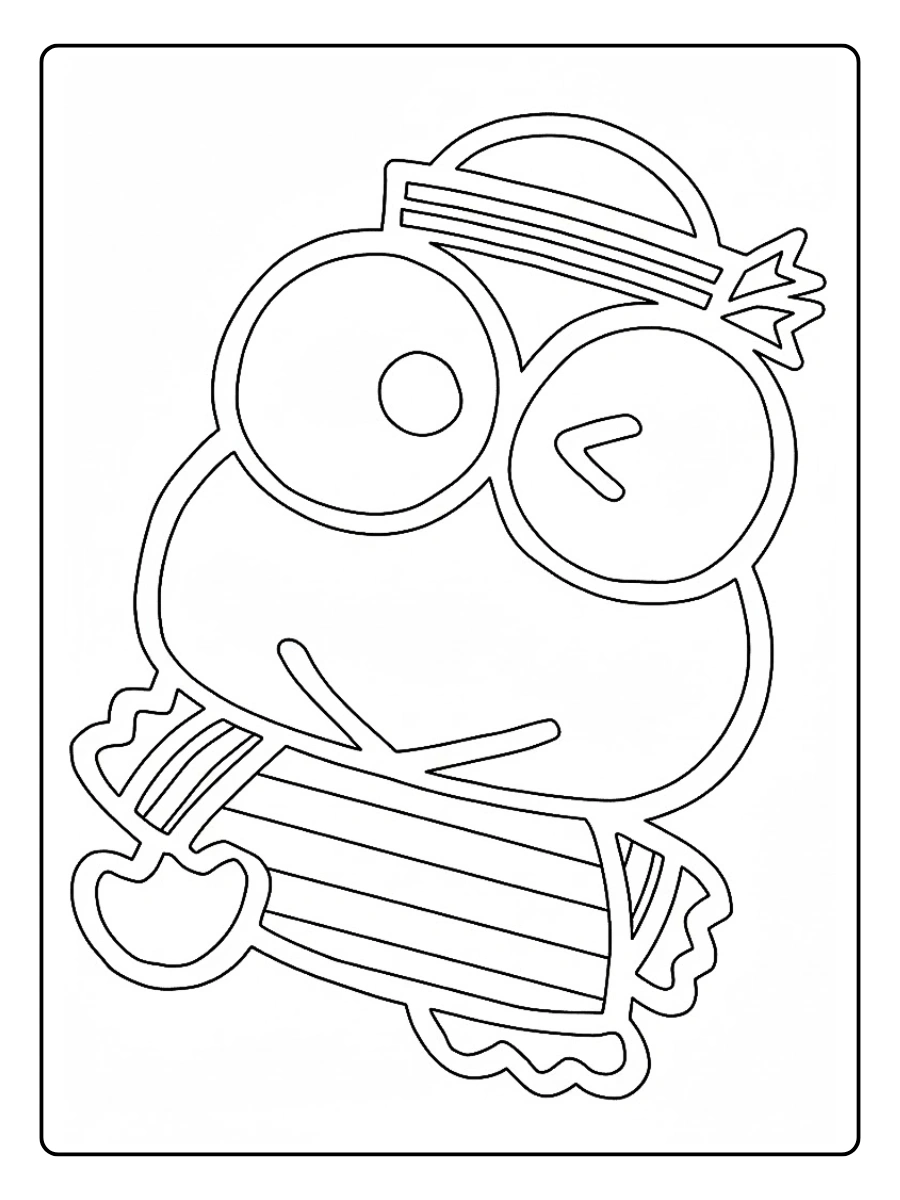 keroppi coloring pages (14)