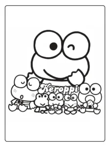 keroppi coloring pages (3)