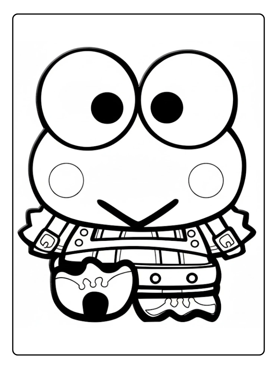 keroppi coloring pages (9)