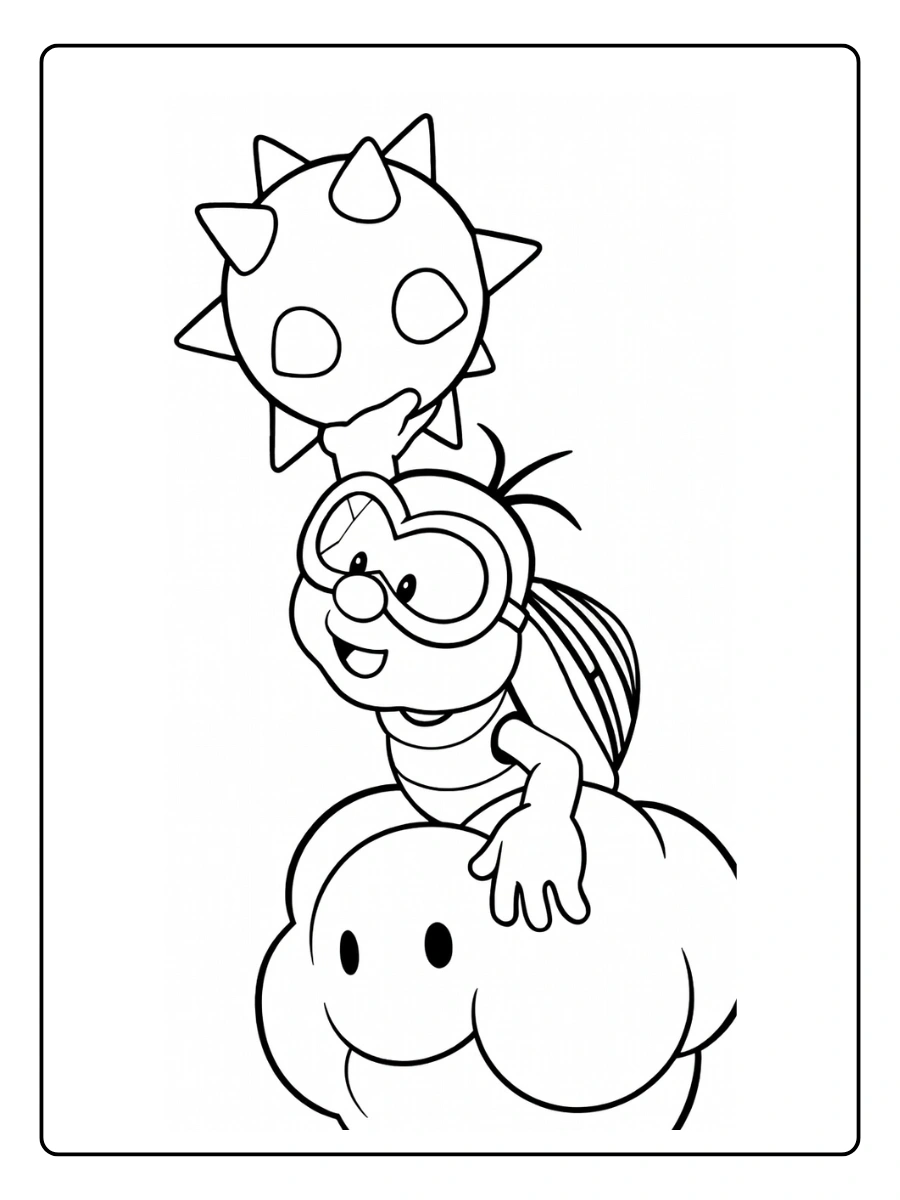 koopa troopa coloring page (10)