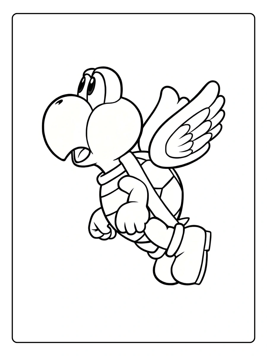koopa troopa coloring page (12)