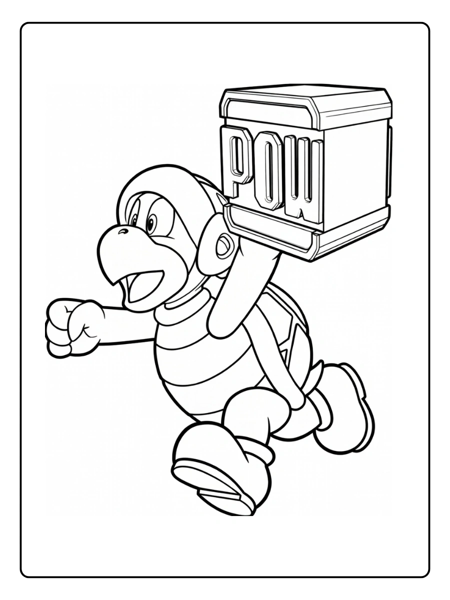 koopa troopa coloring page (14)