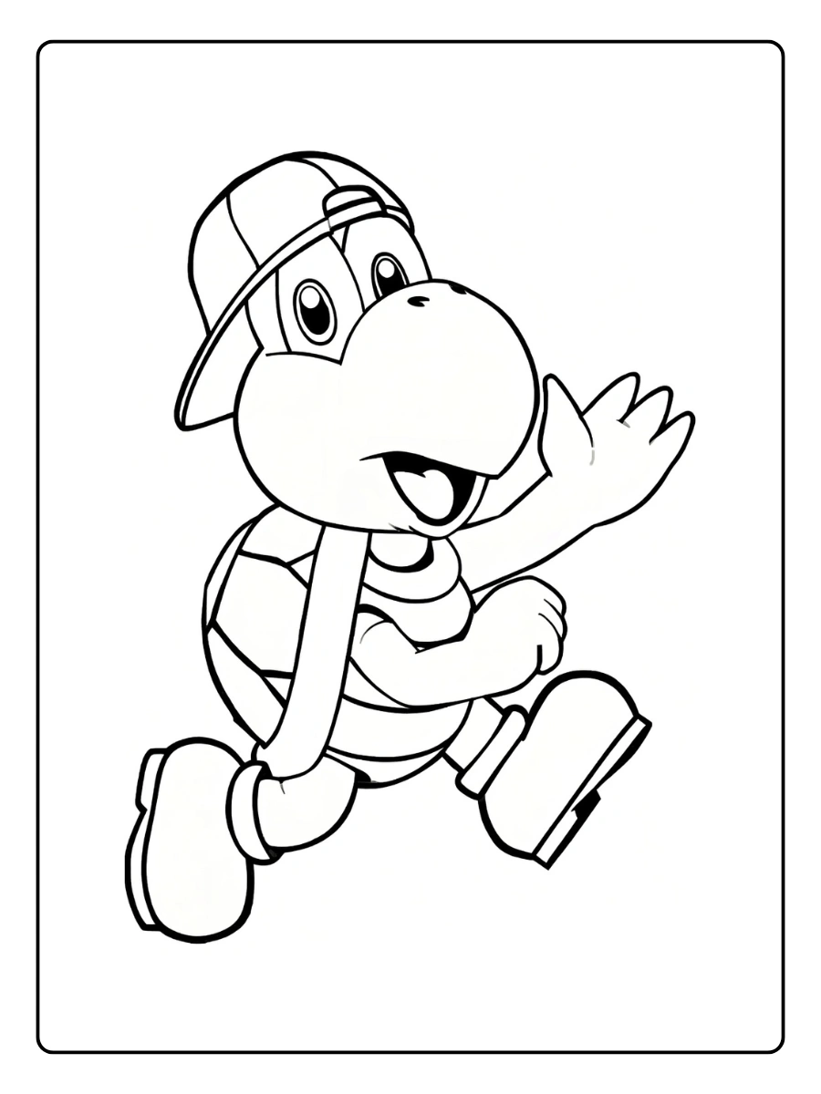 koopa troopa coloring page (15)