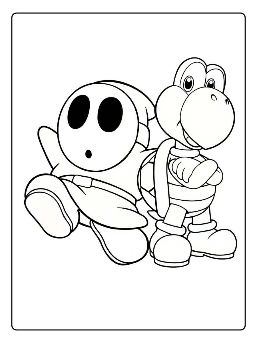 koopa troopa coloring page (3)