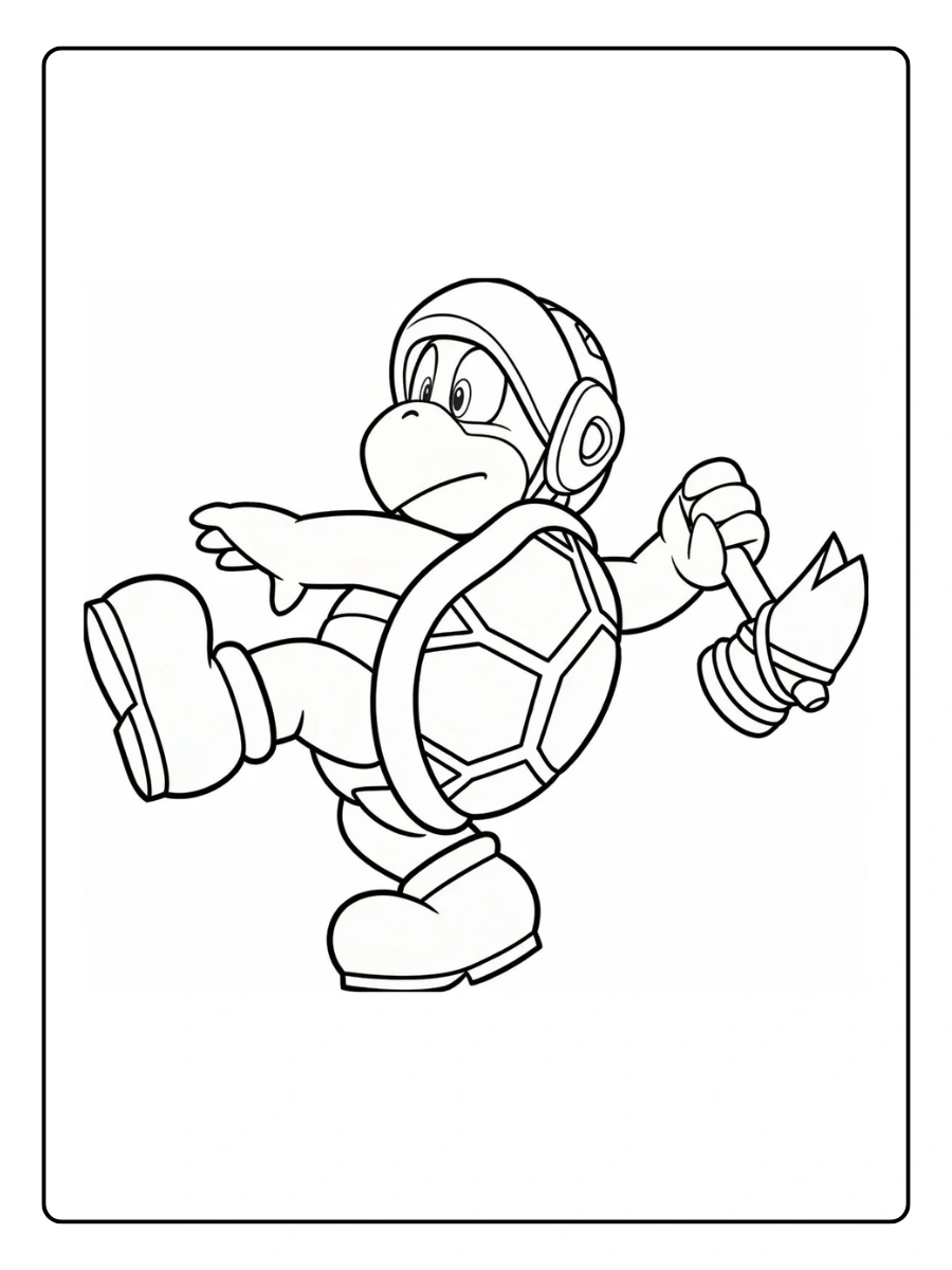 koopa troopa coloring page (7)