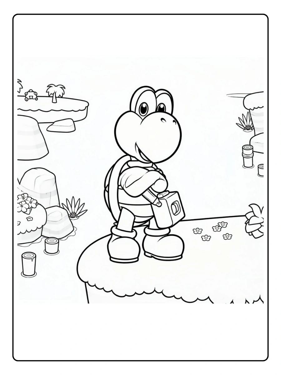 koopa troopa coloring page (9)
