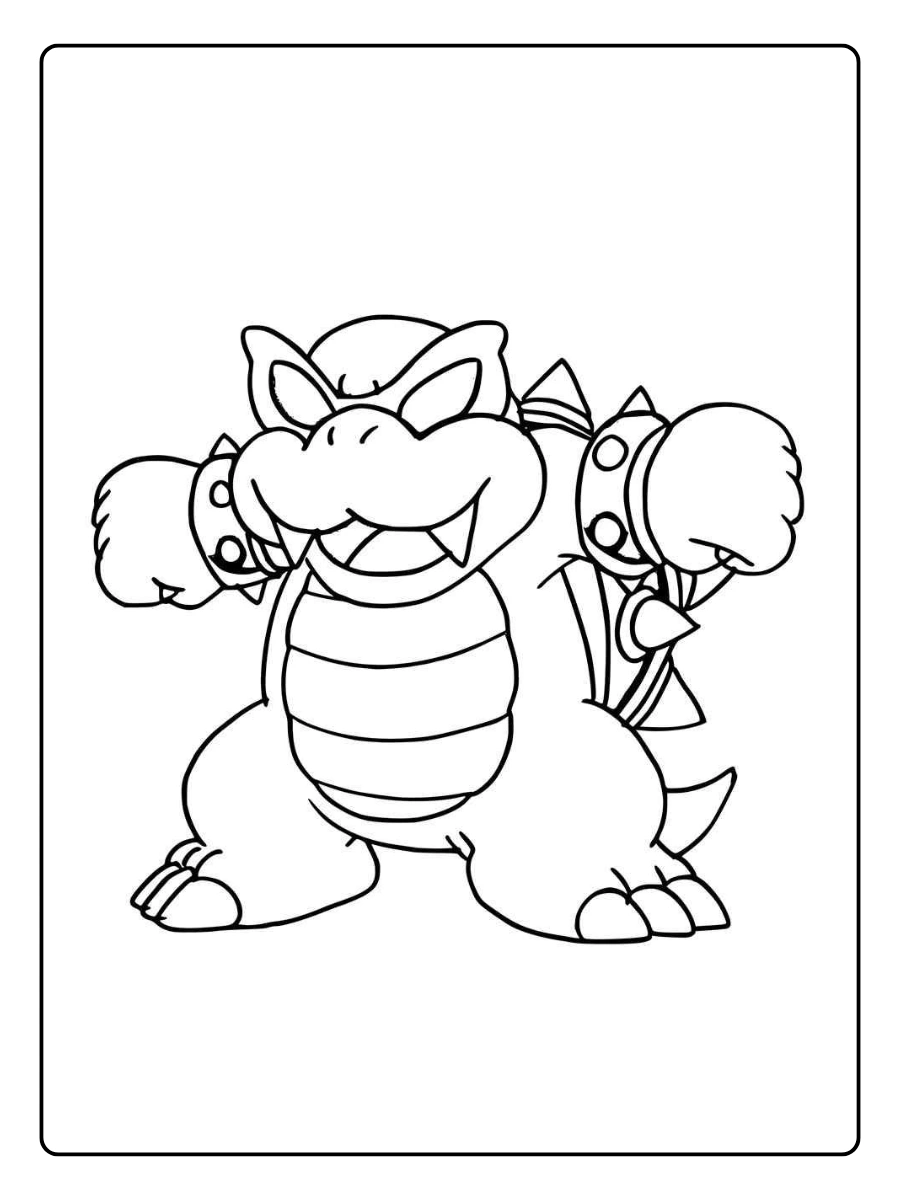 koopalings coloring page (10)