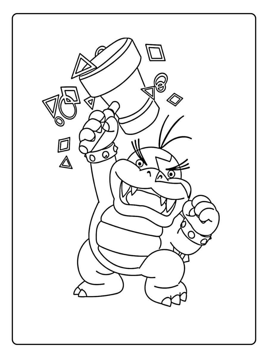 koopalings coloring page (13)