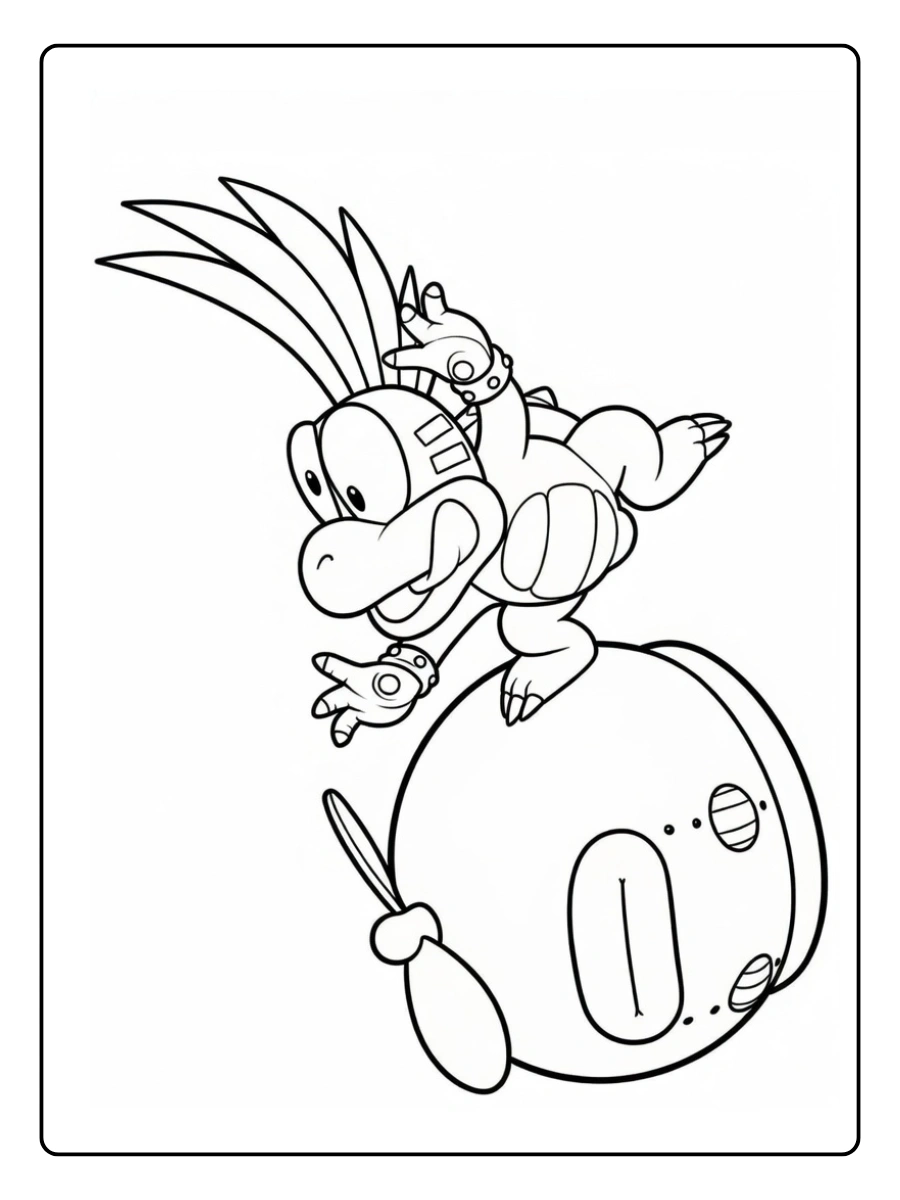koopalings coloring page (15)