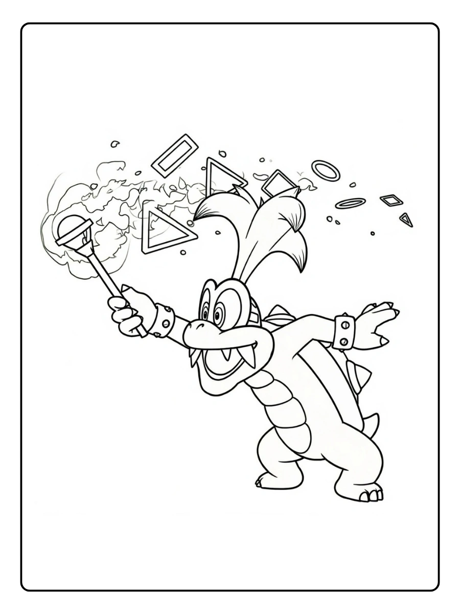 koopalings coloring page (3)