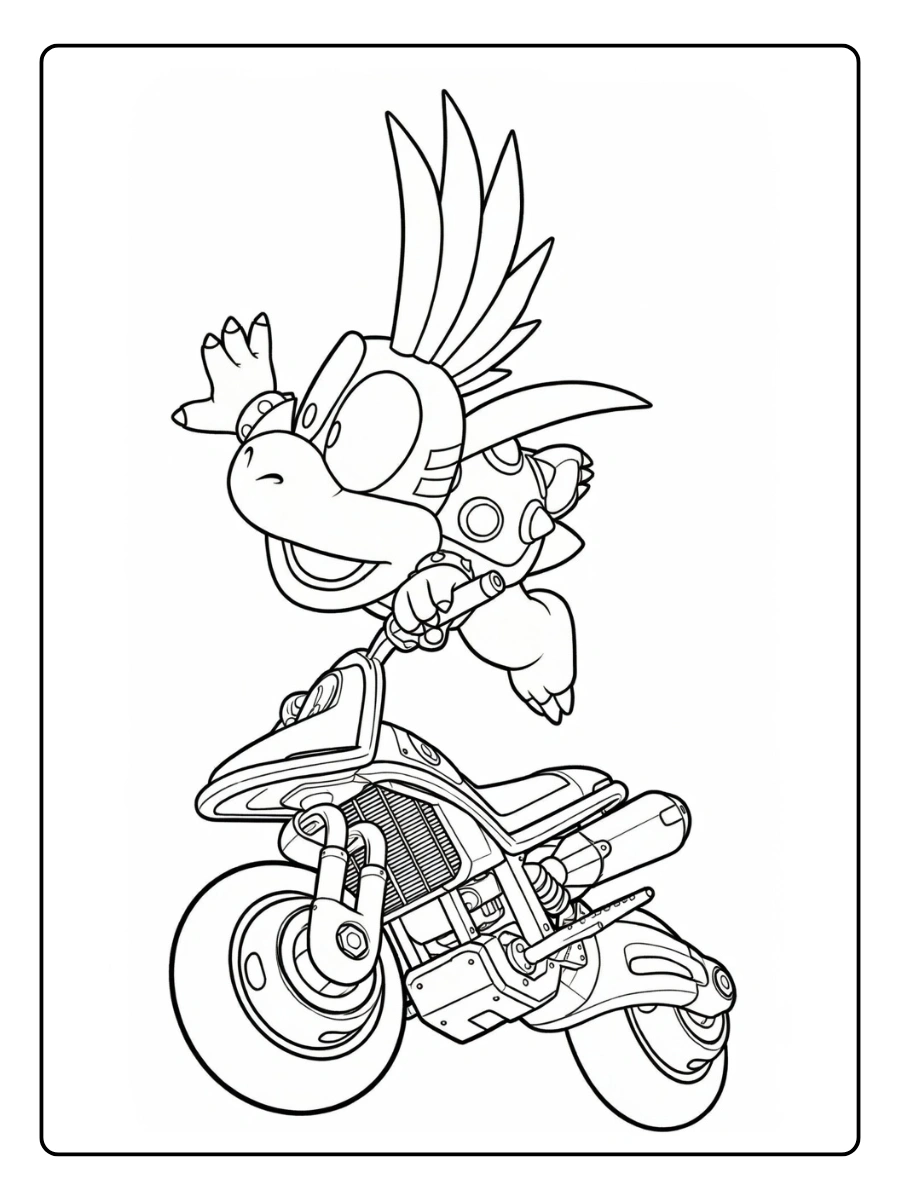 koopalings coloring page (4)