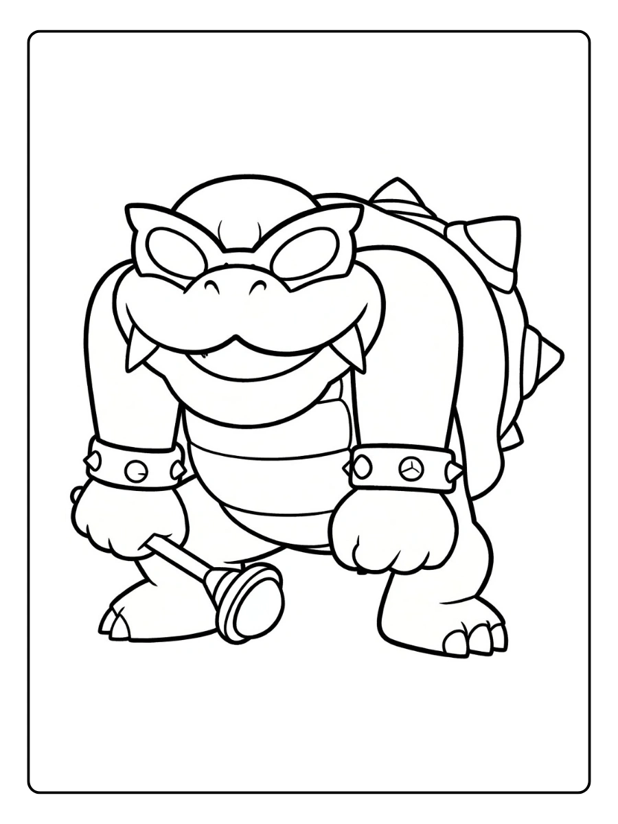 koopalings coloring page (6)